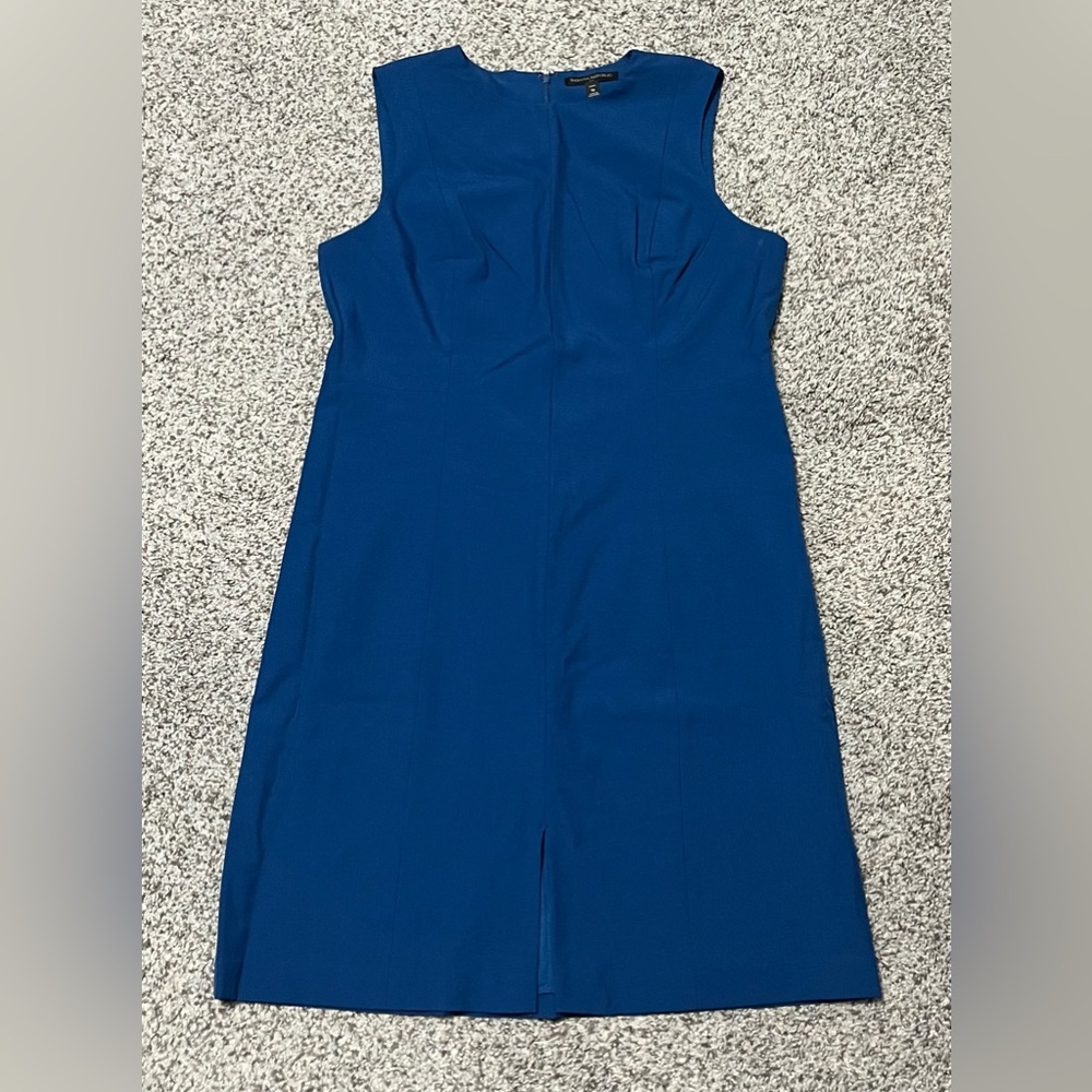 Women’s Sleeveless Blue Midi Dress